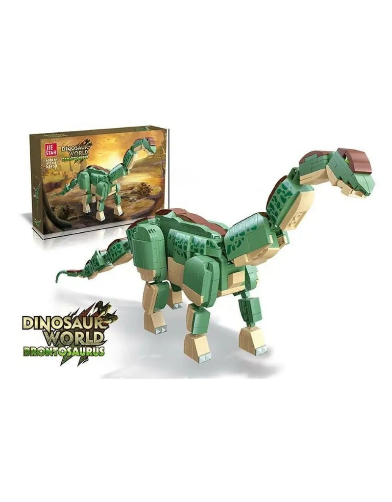 Jie Star Dinosaur World Brontosaurus 655 PCS building block set with packaging box